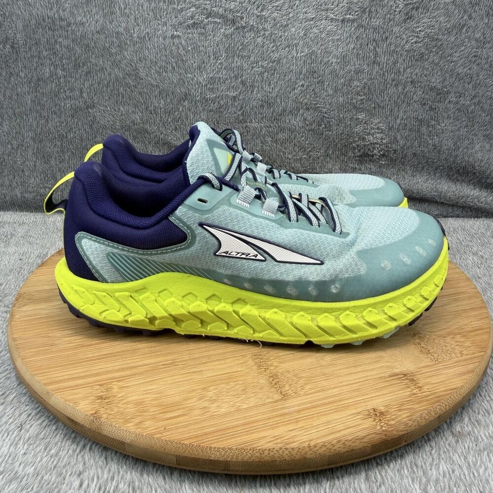 Altra Outroad 2 Shoes Womens Size 8.5 Blue Yellow Running Sneakers AL0A82CY004